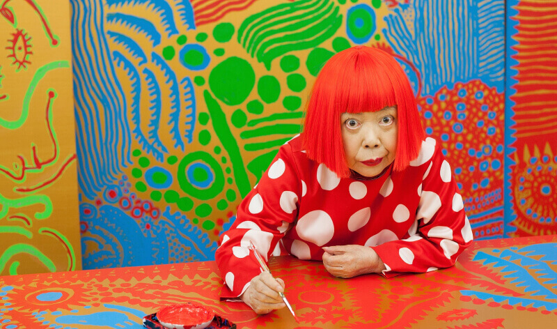 Yayoi Kusama, tượng đài nghệ thuật của xứ sở mặt trời mọc.